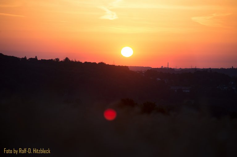 Sonnenaufgang am hohen Kreuz