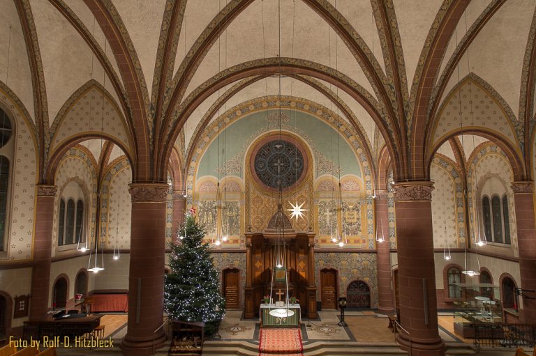 Fotoshooting in der evangelischen Kirche in Werden