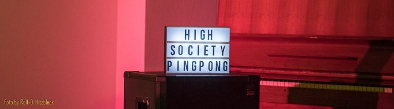 High Society Ping Pong spielt in KunstWerden
